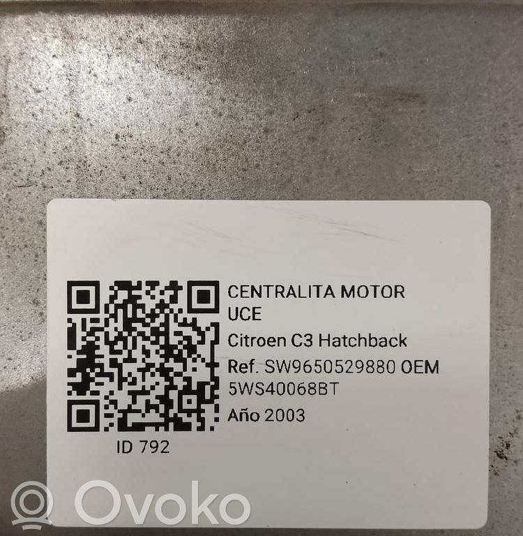 Unidad de control/módulo del motor   5WS40068BT