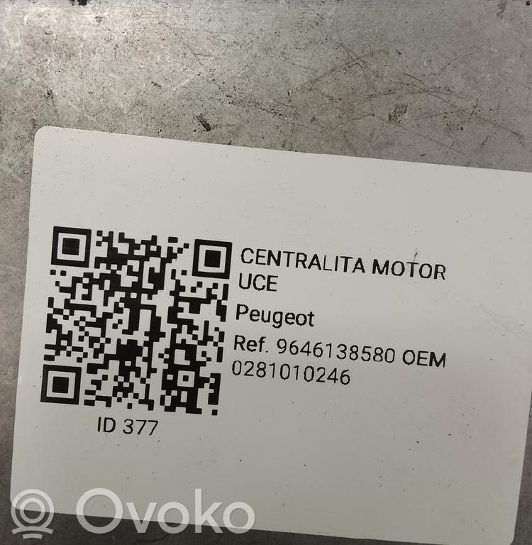 Peugeot Boxer Sterownik / Moduł ECU 