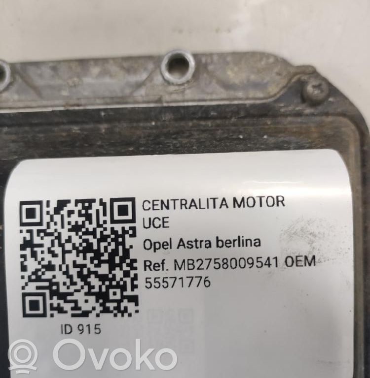Engine control unit/module   55571776,MB2758009541