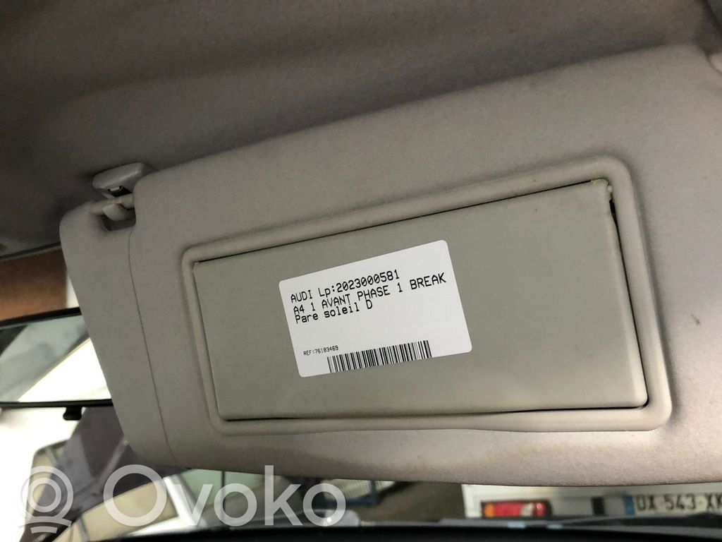 Audi A4 S4 B5 8D Saulessargu panelis 