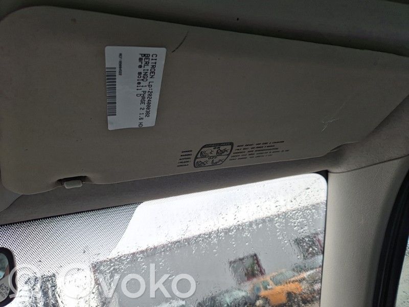 Citroen Berlingo Sun visor 