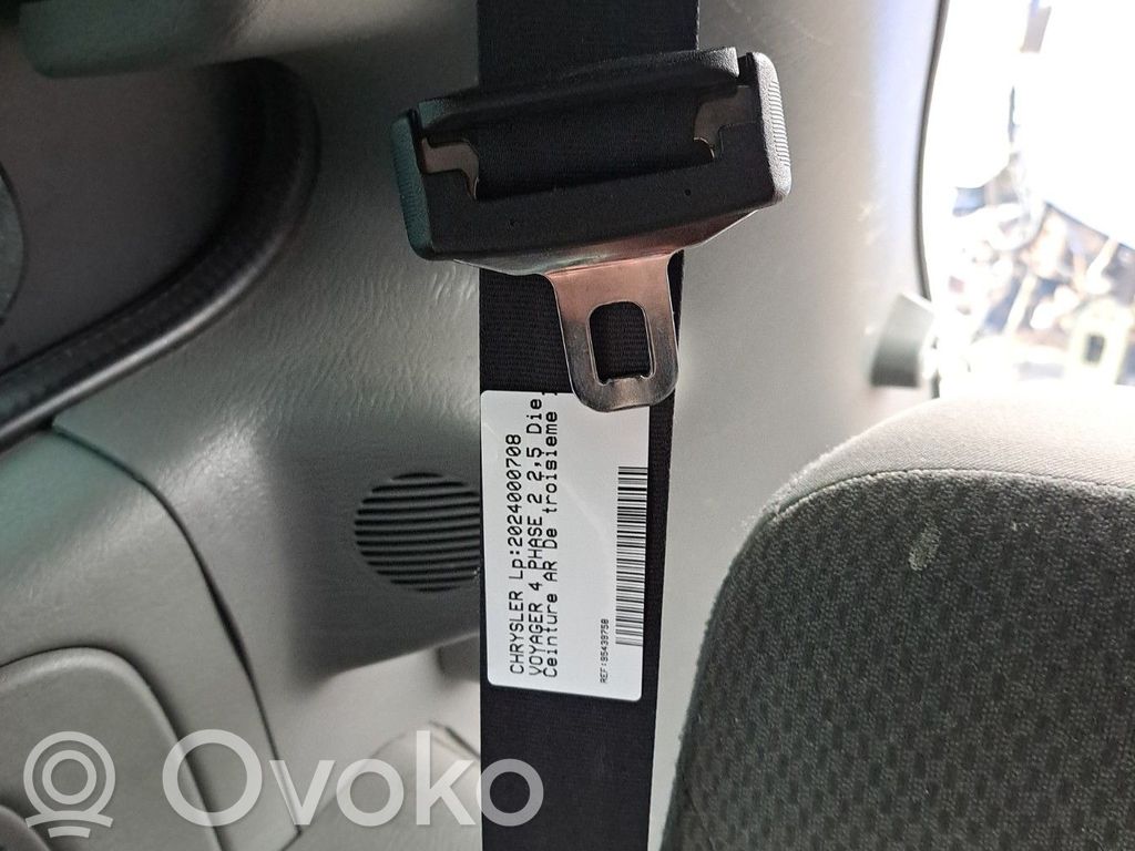Saugos diržas trečios eilės