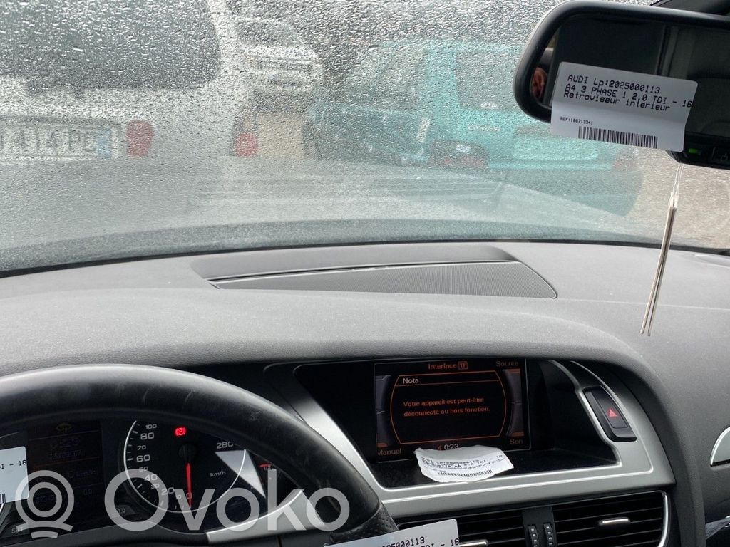 Audi A4 S4 B8 8K Kojelauta 