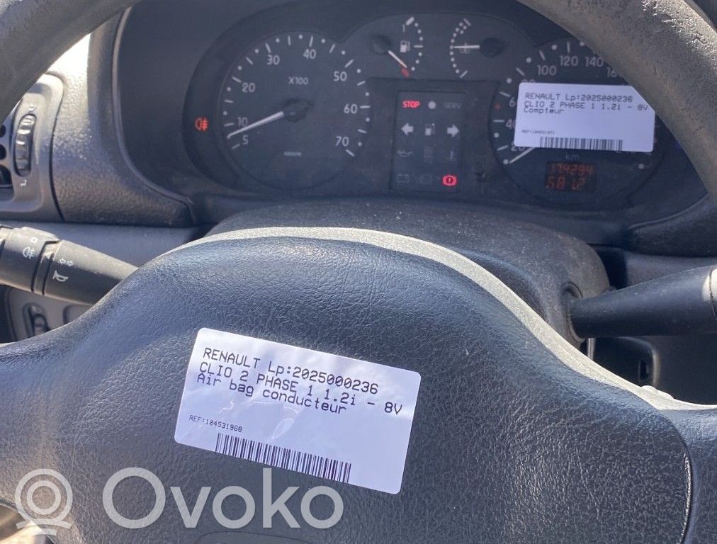 Airbag control unit/module   8200375761