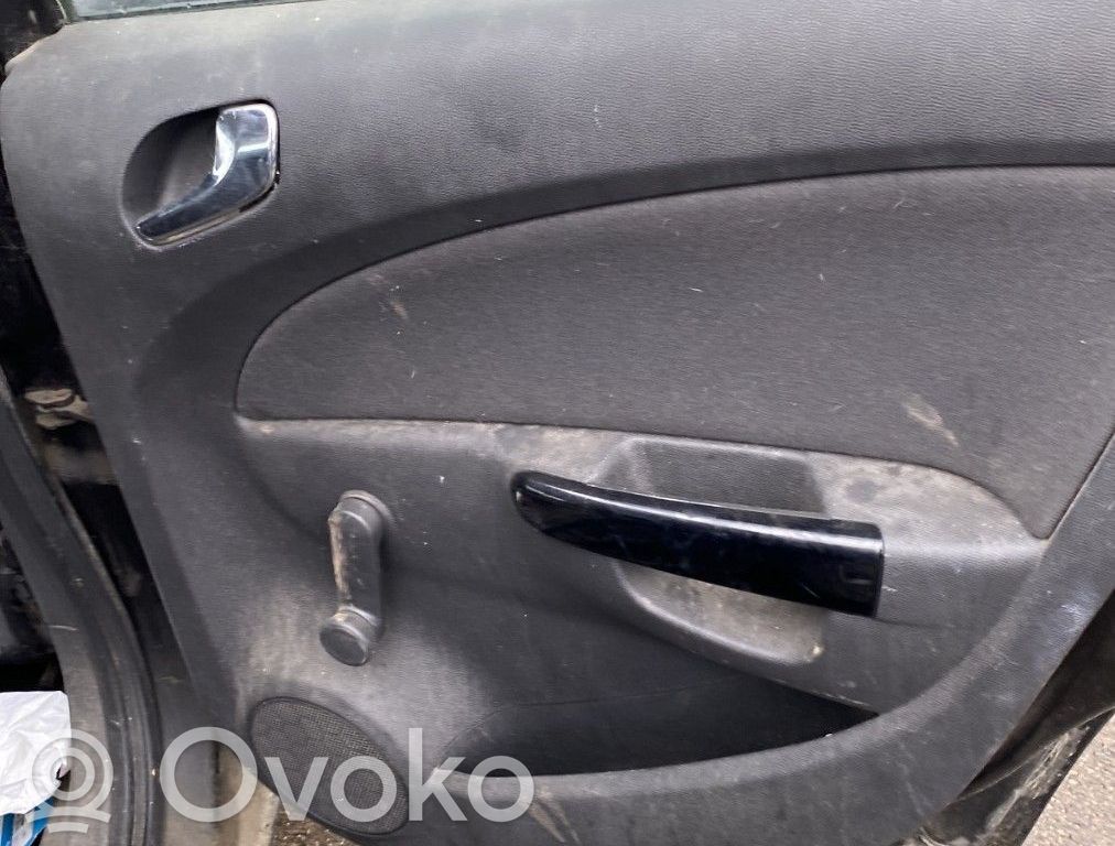 Opel Corsa D Moldura del tarjetero de la puerta trasera 