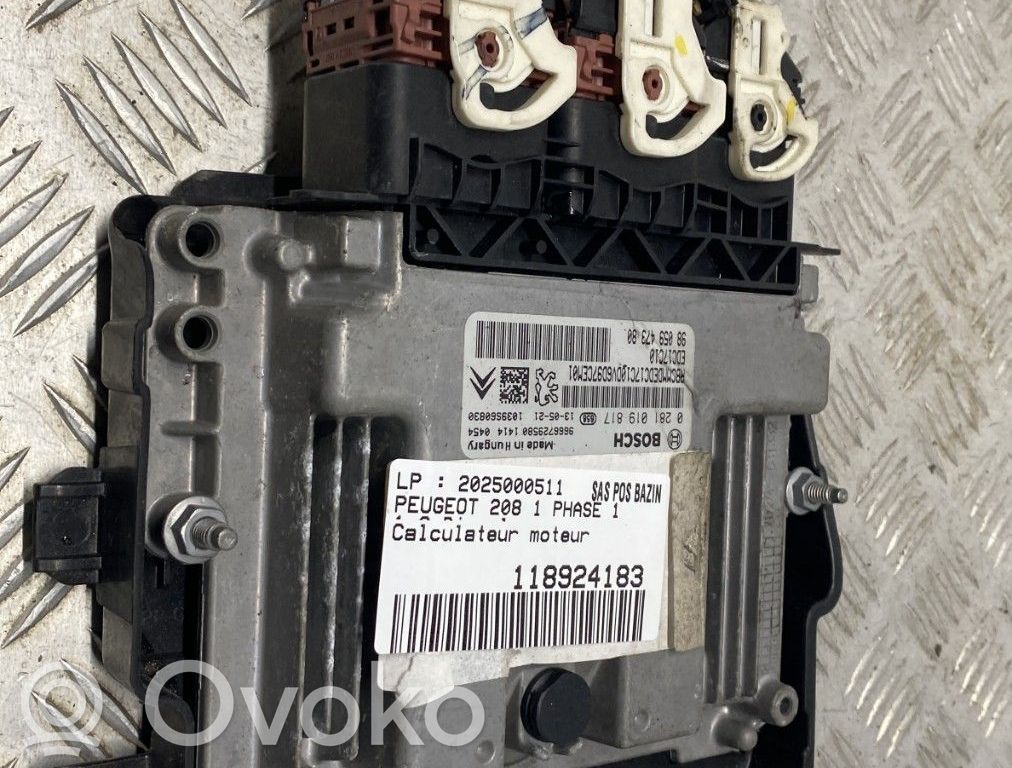 Peugeot 208 I Unitate/modul de control motor 
