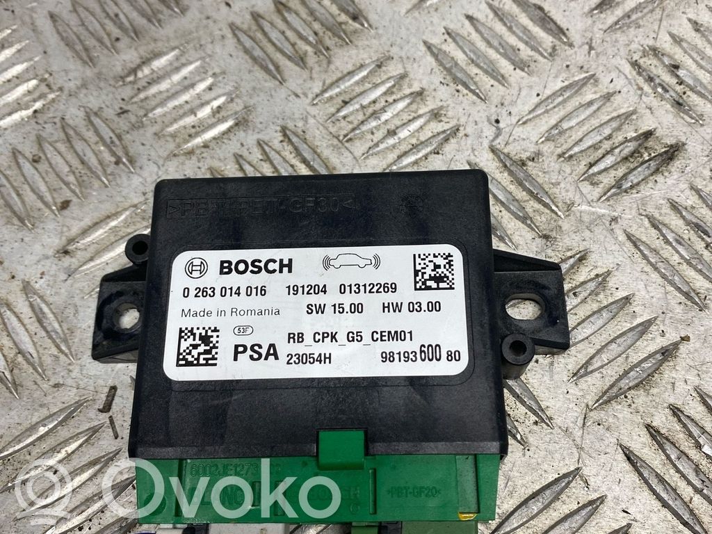Autres unités de commande / modules   9819360080