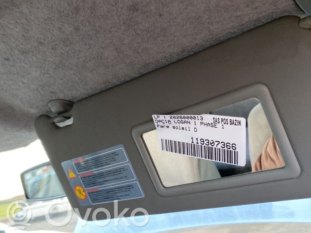 Sun visor   964003003R