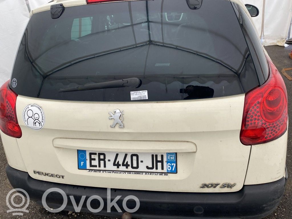 Peugeot 207 Puerta del maletero/compartimento de carga 