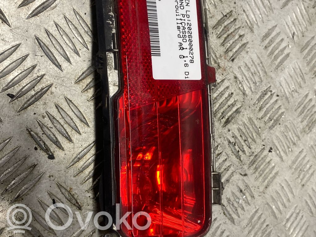 Citroen C4 Grand Picasso Światło przeciwmgielne tylne 