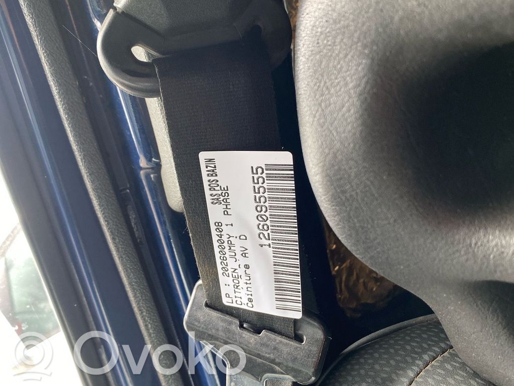 Citroen Jumpy Front seatbelt 
