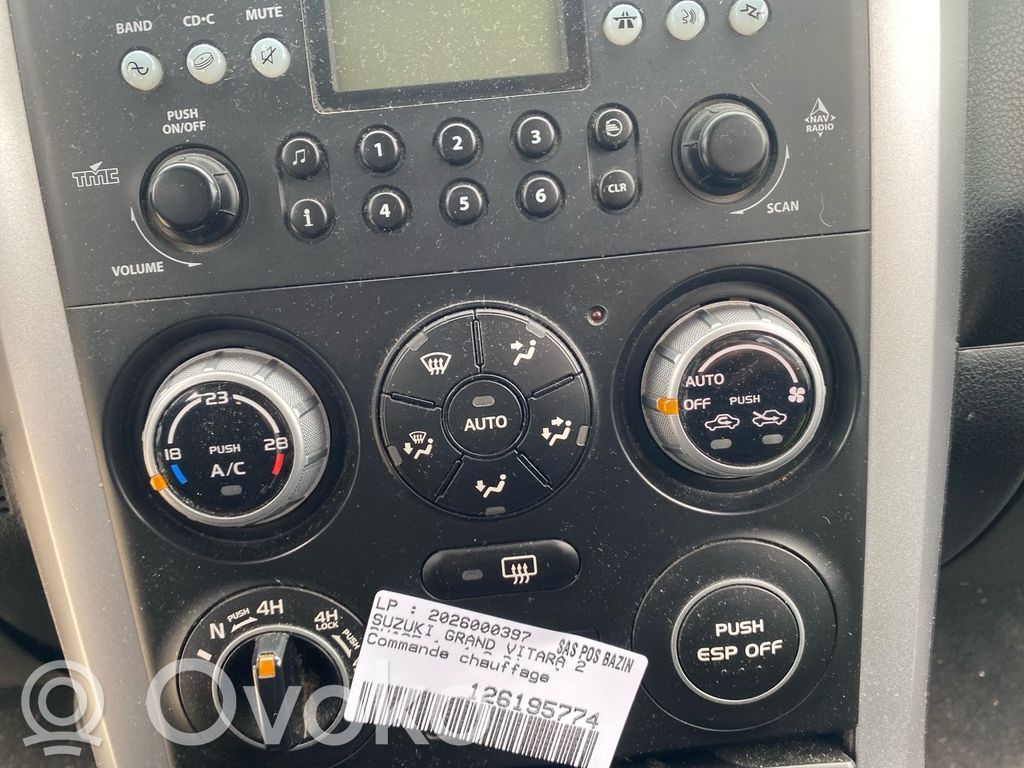 Suzuki Grand Vitara II Centralina del climatizzatore