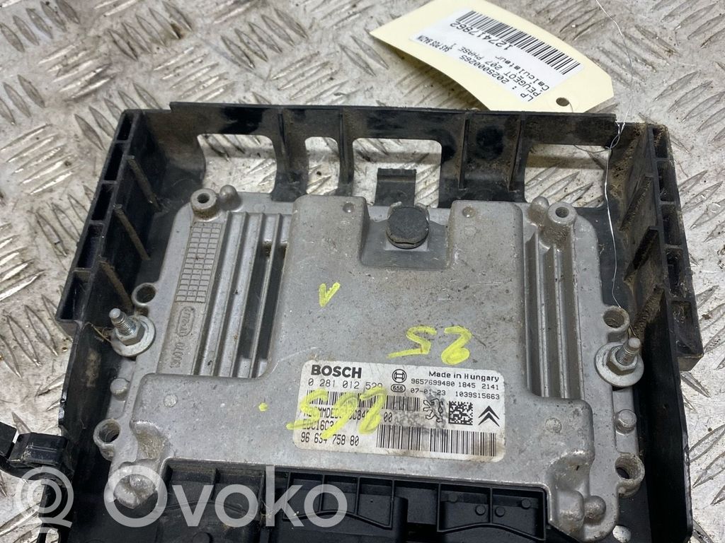 Peugeot 207 Engine control unit/module 