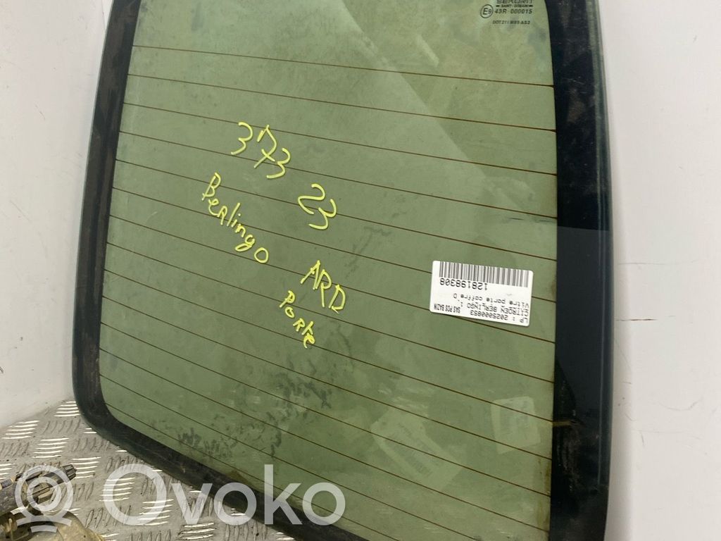 Citroen Berlingo Lunotto/vetro della porta di carico del bagagliaio 