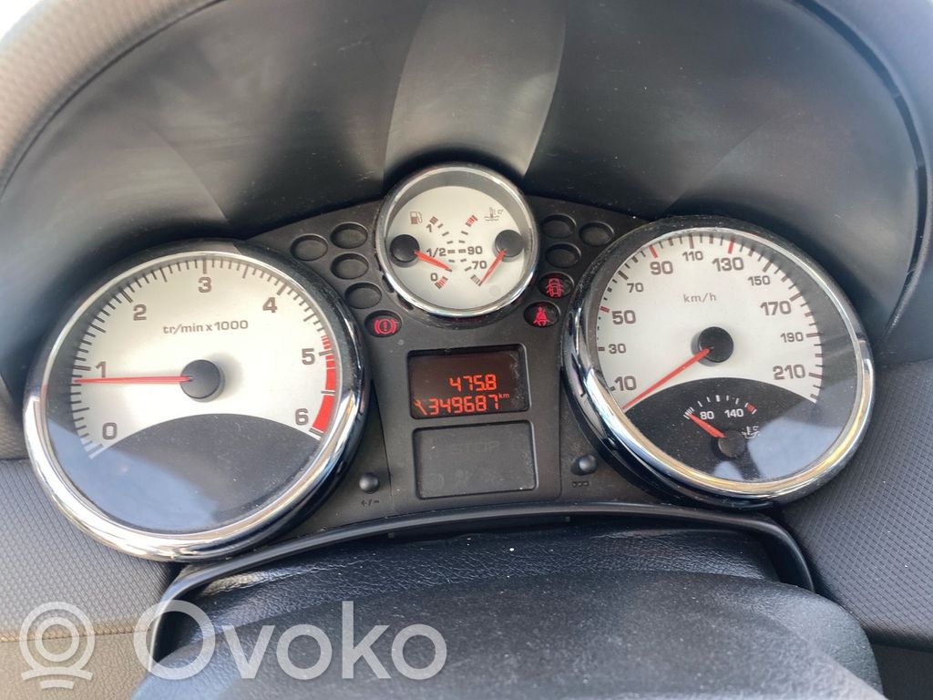 Peugeot 207 Vitezometru (grup de instrumente)