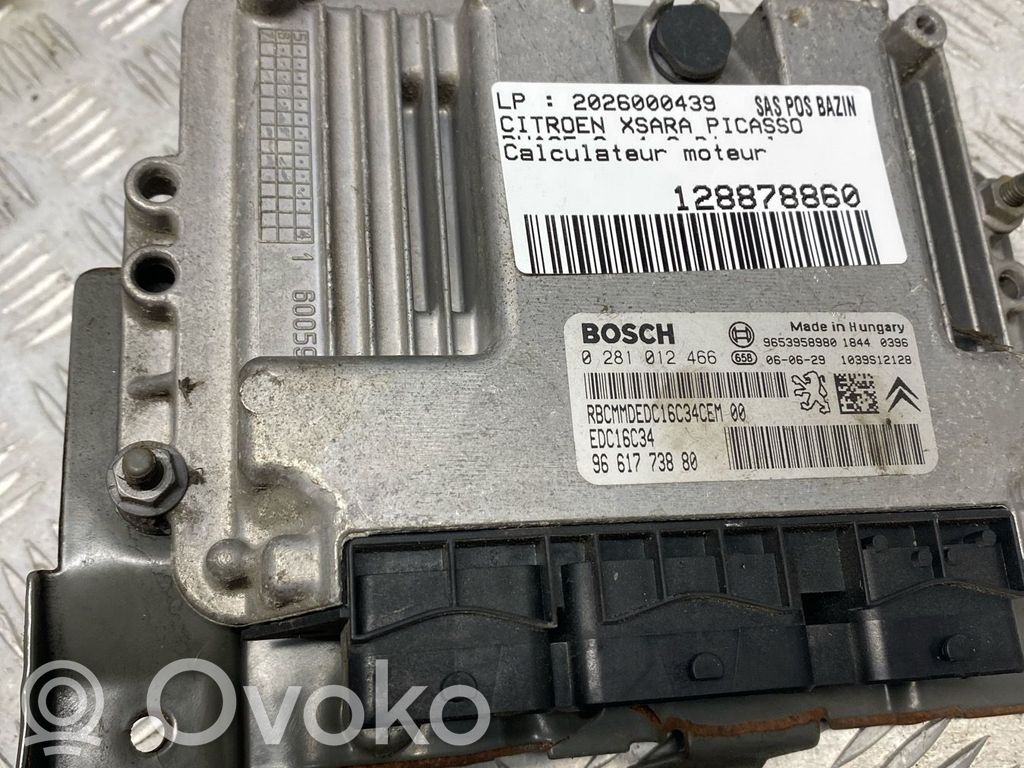 Citroen Xsara Picasso Calculateur moteur ECU
