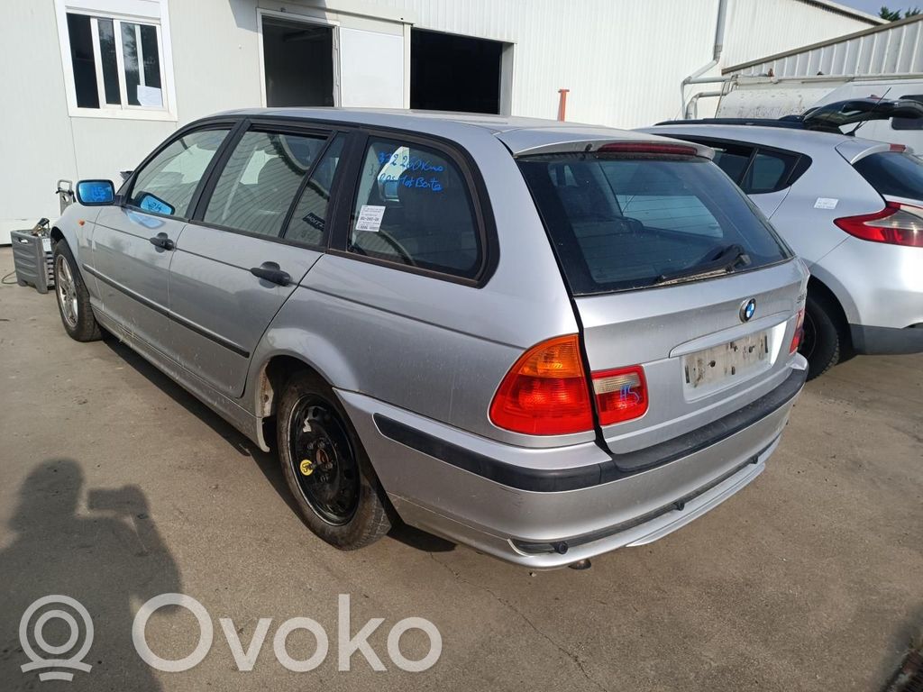 BMW 3 E46 Regulador manual de la ventanilla trasera 