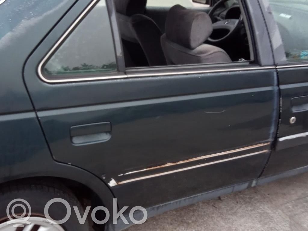 Peugeot 405 Regulador manual de la ventanilla trasera 