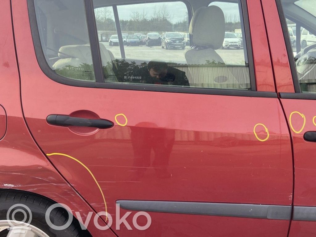 Renault Modus Regulador manual de la ventanilla trasera 
