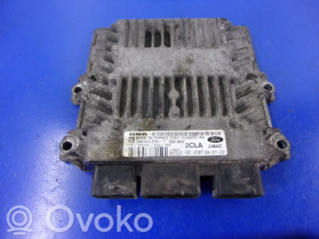 Ford Fiesta Unité de commande, module ECU de moteur 
