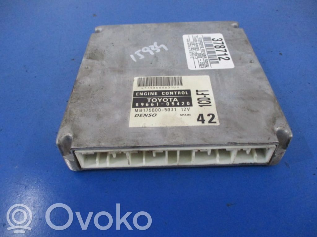 Toyota Avensis Verso Unitate control motor/modul ECU 