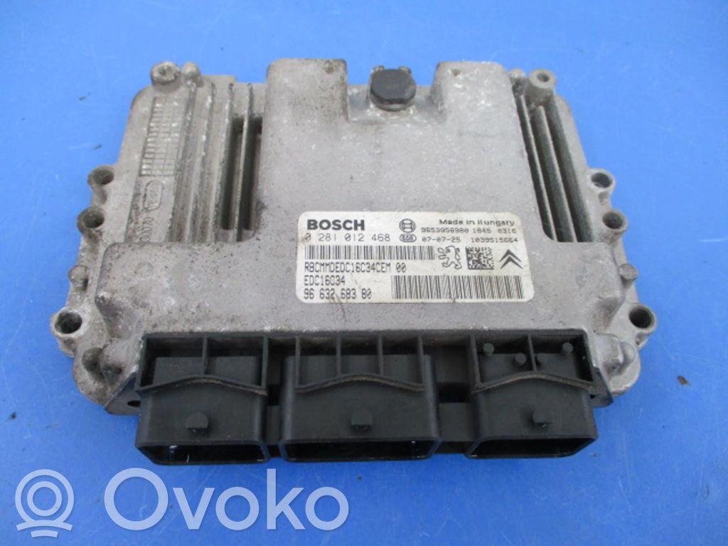 Citroen Xsara Picasso Unité de commande, module ECU de moteur