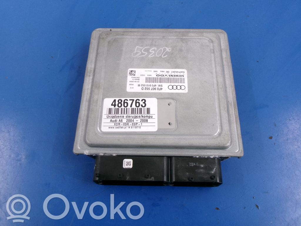 Audi A6 Allroad C5 Unité de commande, module ECU de moteur 