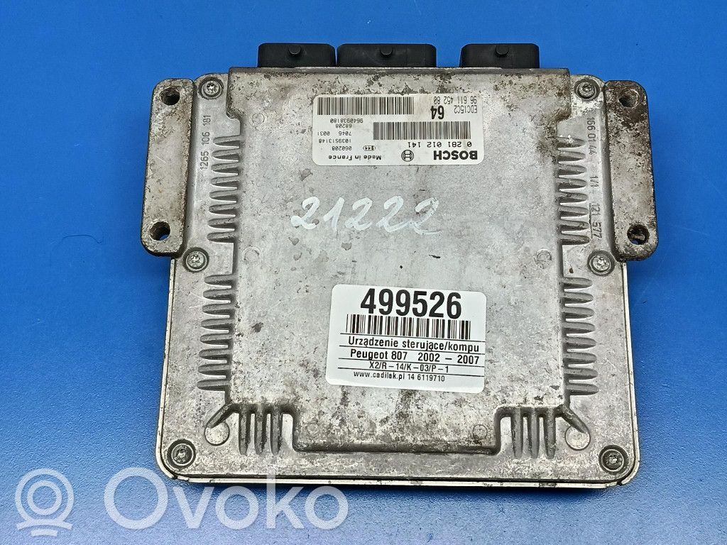Engine control unit/module ECU   9661145280,9661145280