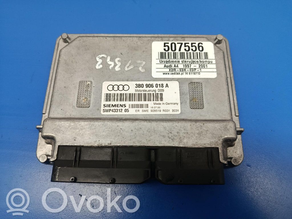 Audi A4 S4 B5 8D Unidad de control/módulo ECU del motor 