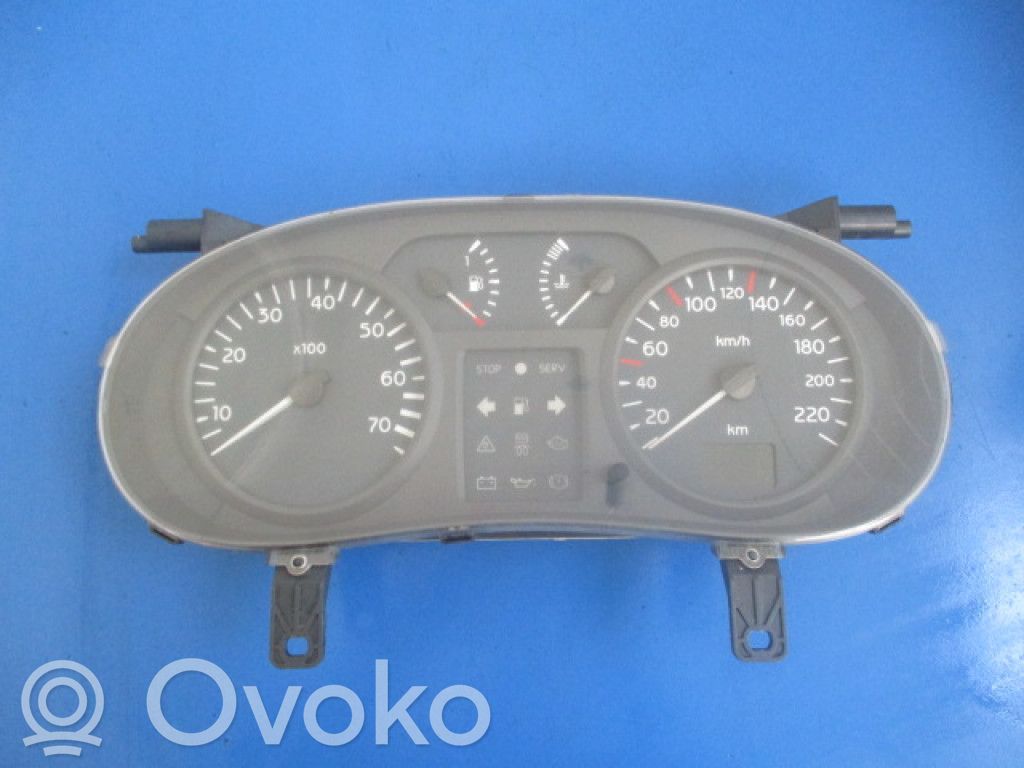 Renault Clio III Geschwindigkeitsmesser Cockpit 
