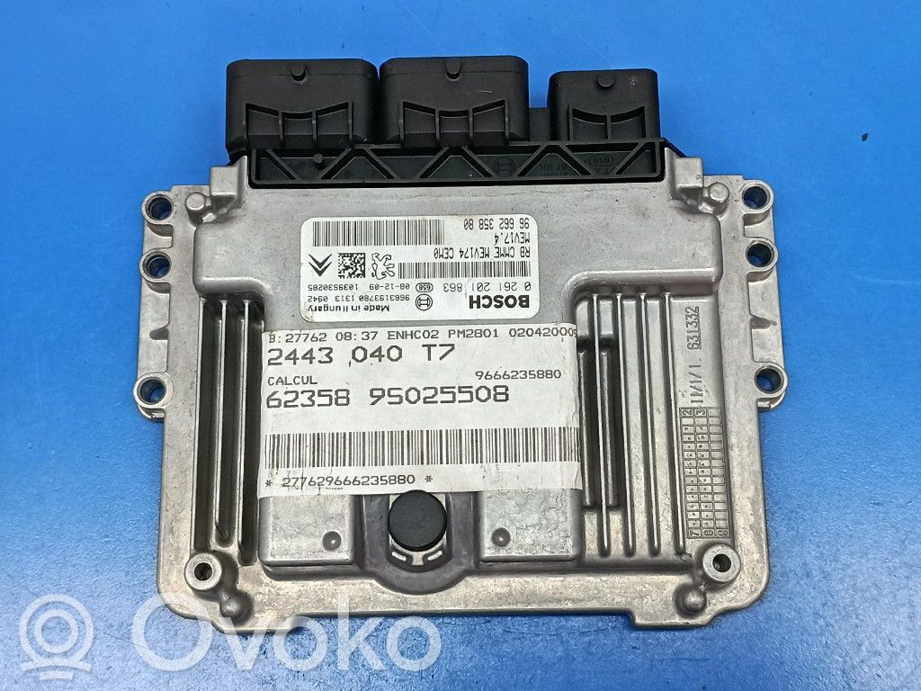Peugeot 308 Unitate control motor/modul ECU 