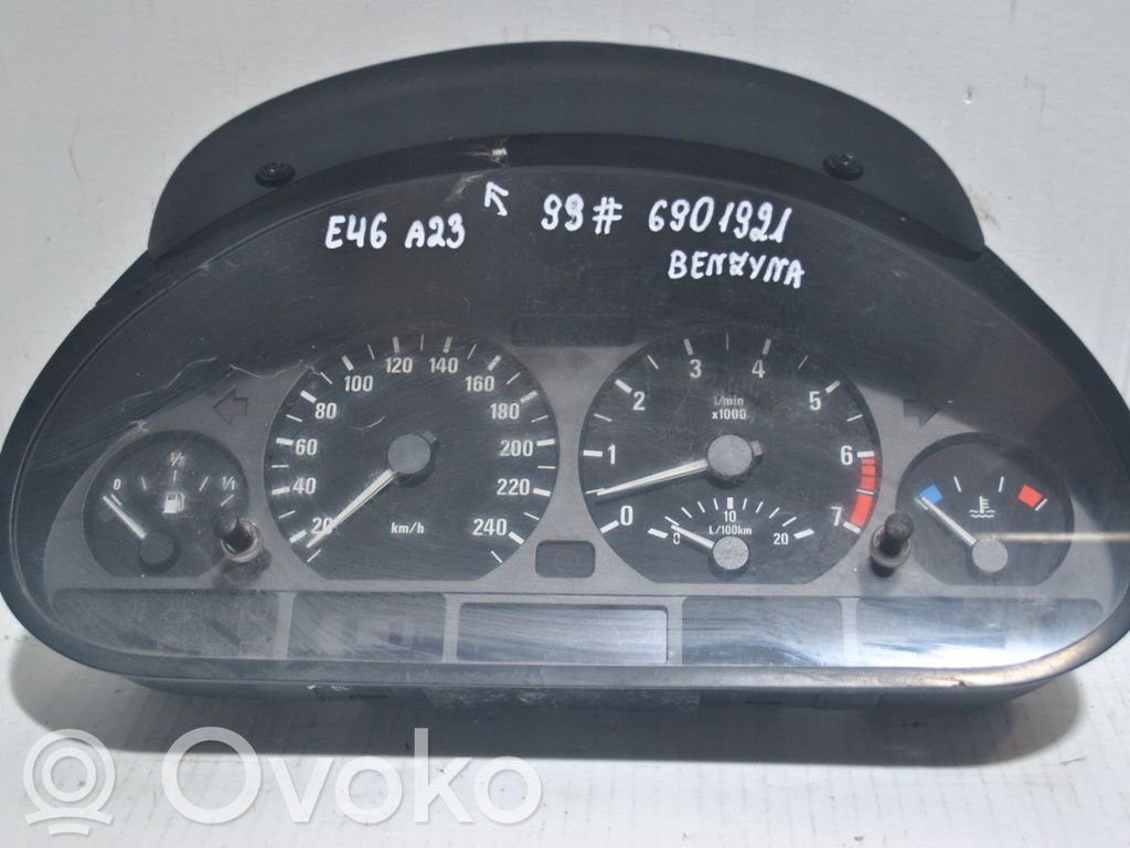 BMW 3 E46 Speedometer (instrument cluster) 