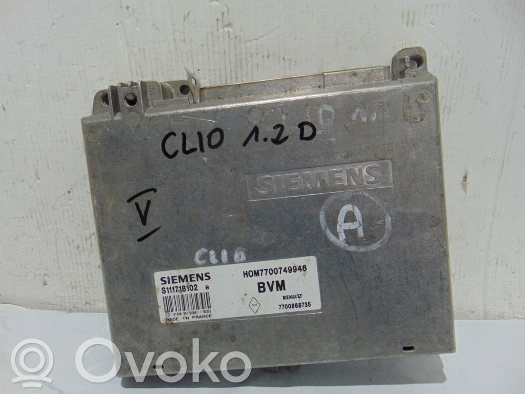 Engine control unit/module   7700868735