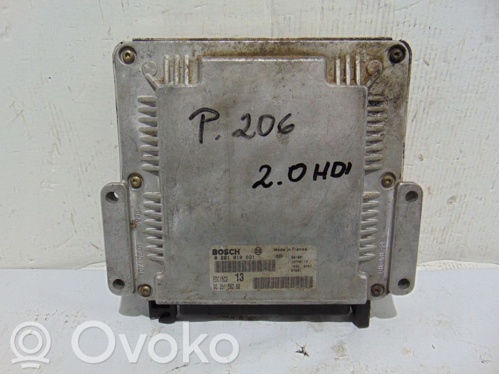 Engine control unit/module   9635158280