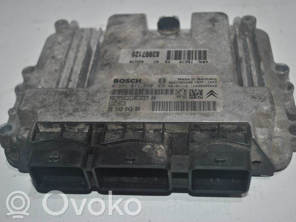 Peugeot 307 Engine control unit/module 
