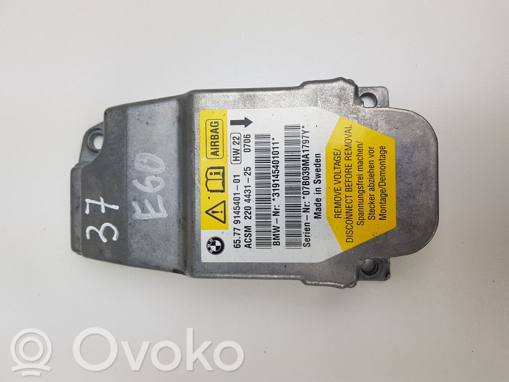 BMW 5 E60 E61 Airbag control unit/module 