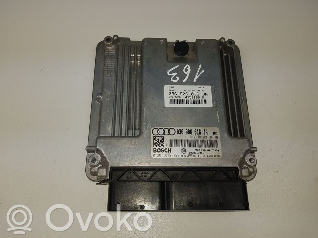 Moottorin ohjainlaite/moduuli   03G906016JA