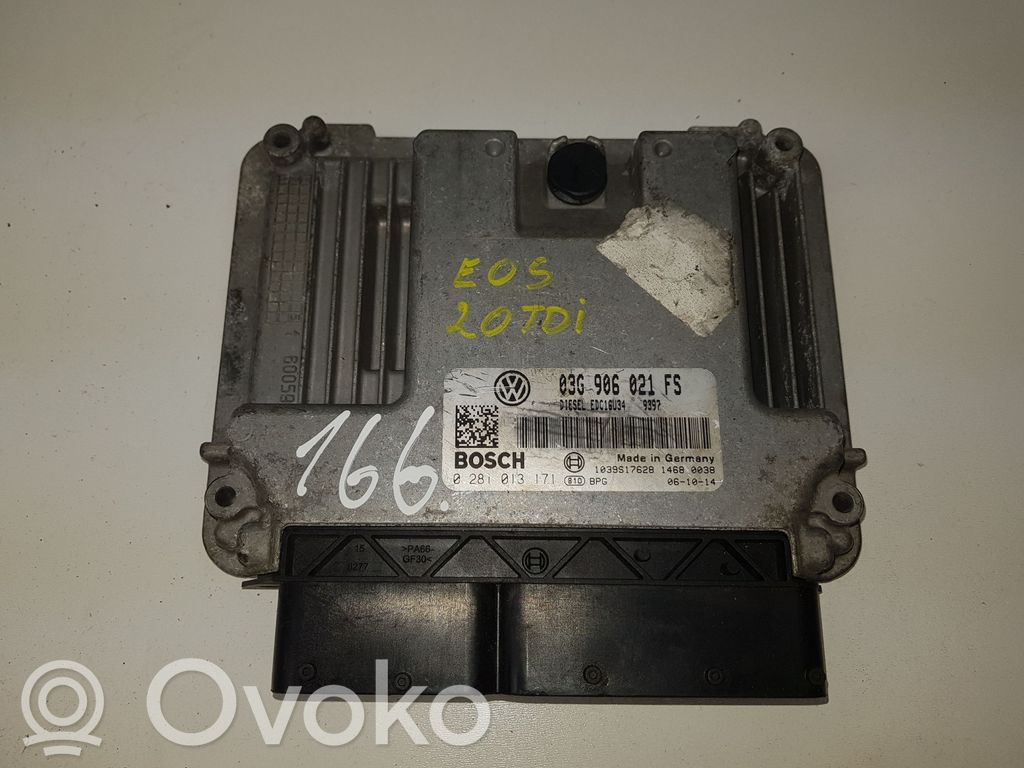 Volkswagen Eos Unidad de control/módulo del motor 