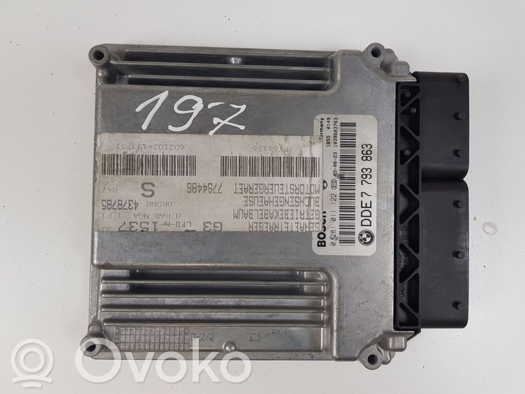 BMW 3 E46 Engine control unit/module 