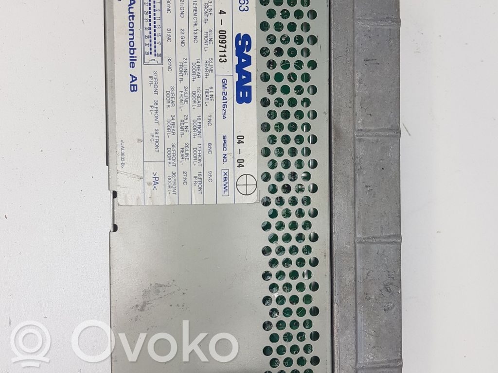 Saab 9-5 Sound amplifier 
