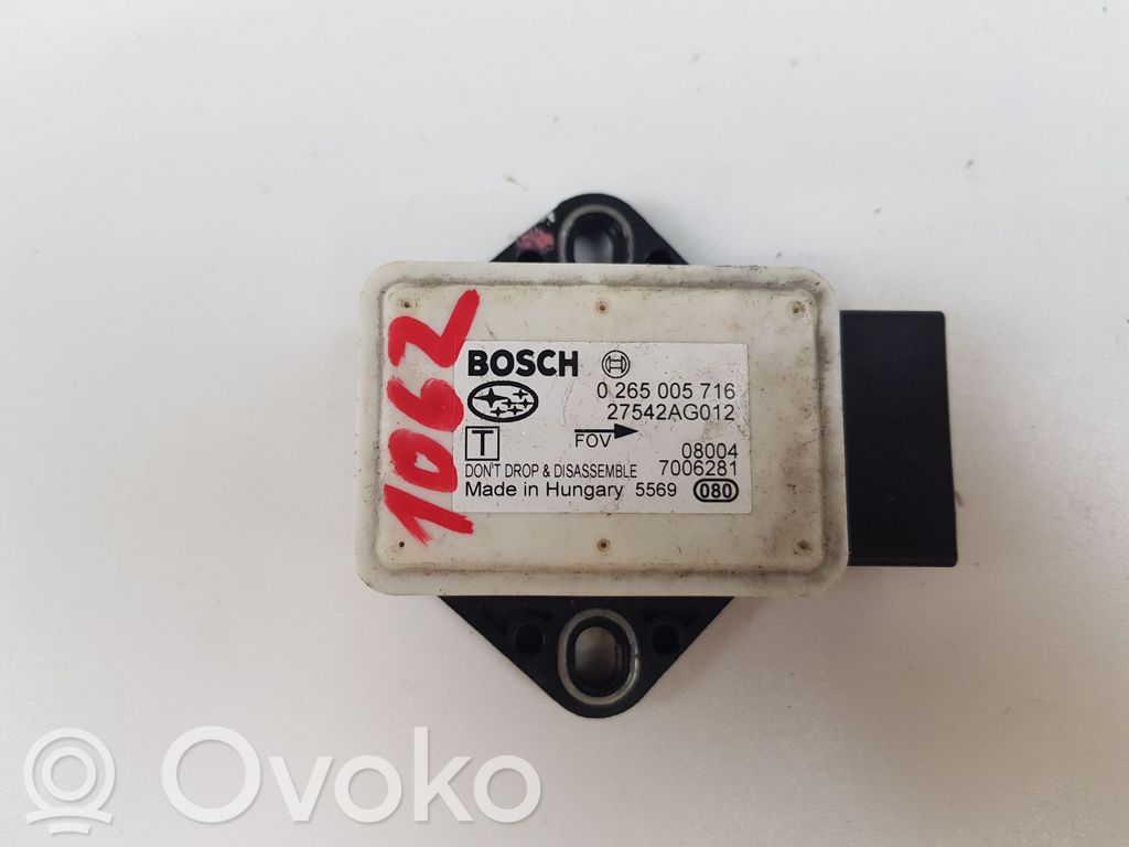 Subaru Legacy ESP acceleration yaw rate sensor 