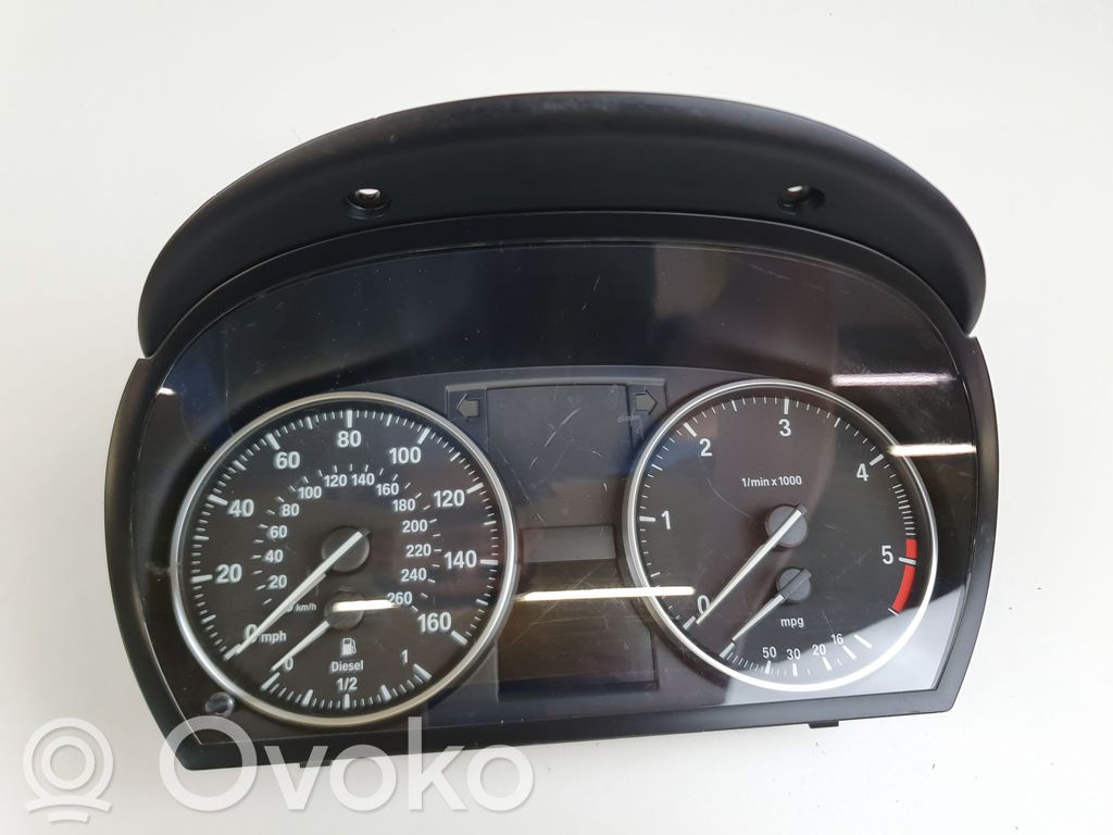 BMW 3 E90 E91 Speedometer (instrument cluster) 