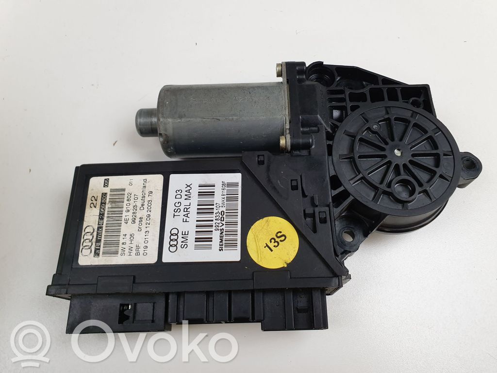 Front door window regulator motor   4E1910802,4E2959802,0130821765
