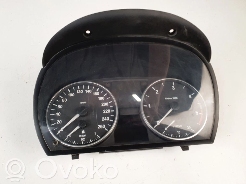 BMW 3 E90 E91 Speedometer (instrument cluster) 