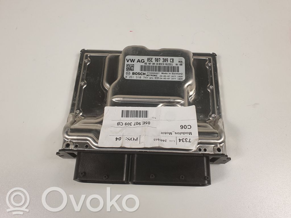 Engine control unit/module   0261S107KH,05E907309CB