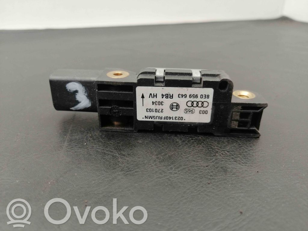 Audi A8 S8 D3 4E Airbagsensor Crashsensor Drucksensor 