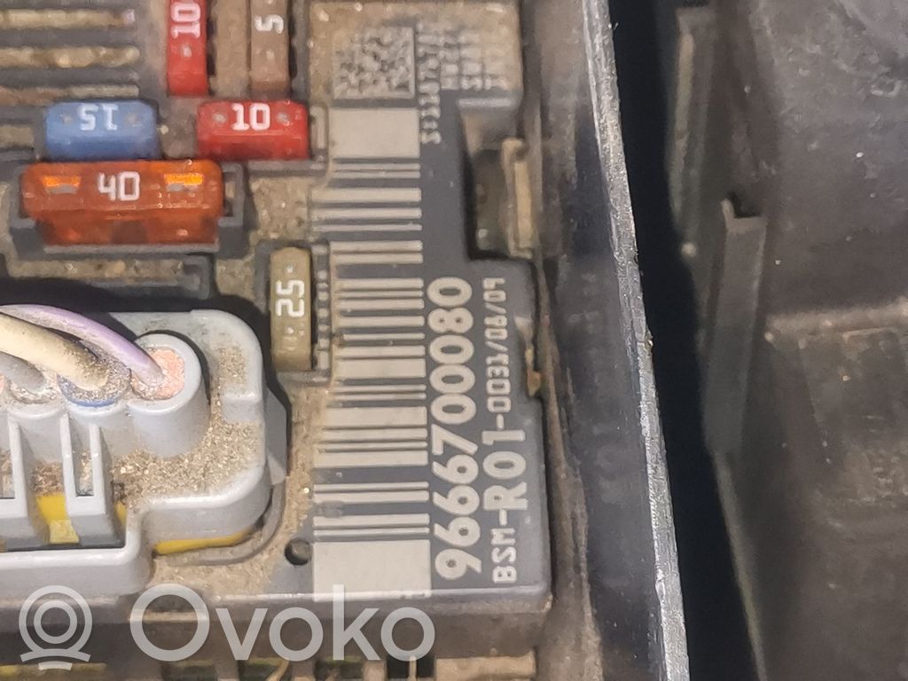 Módulo de fusible   9666700080