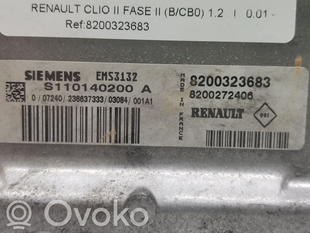 Renault Clio II Engine control unit/module 