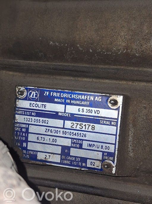 Renault Mascott Manualna 5-biegowa skrzynia biegów 