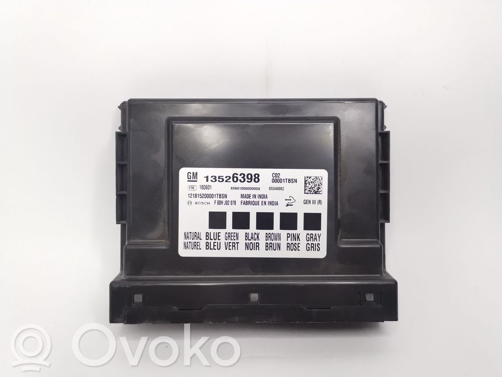 Opel Astra K Muut ohjainlaitteet/moduulit 